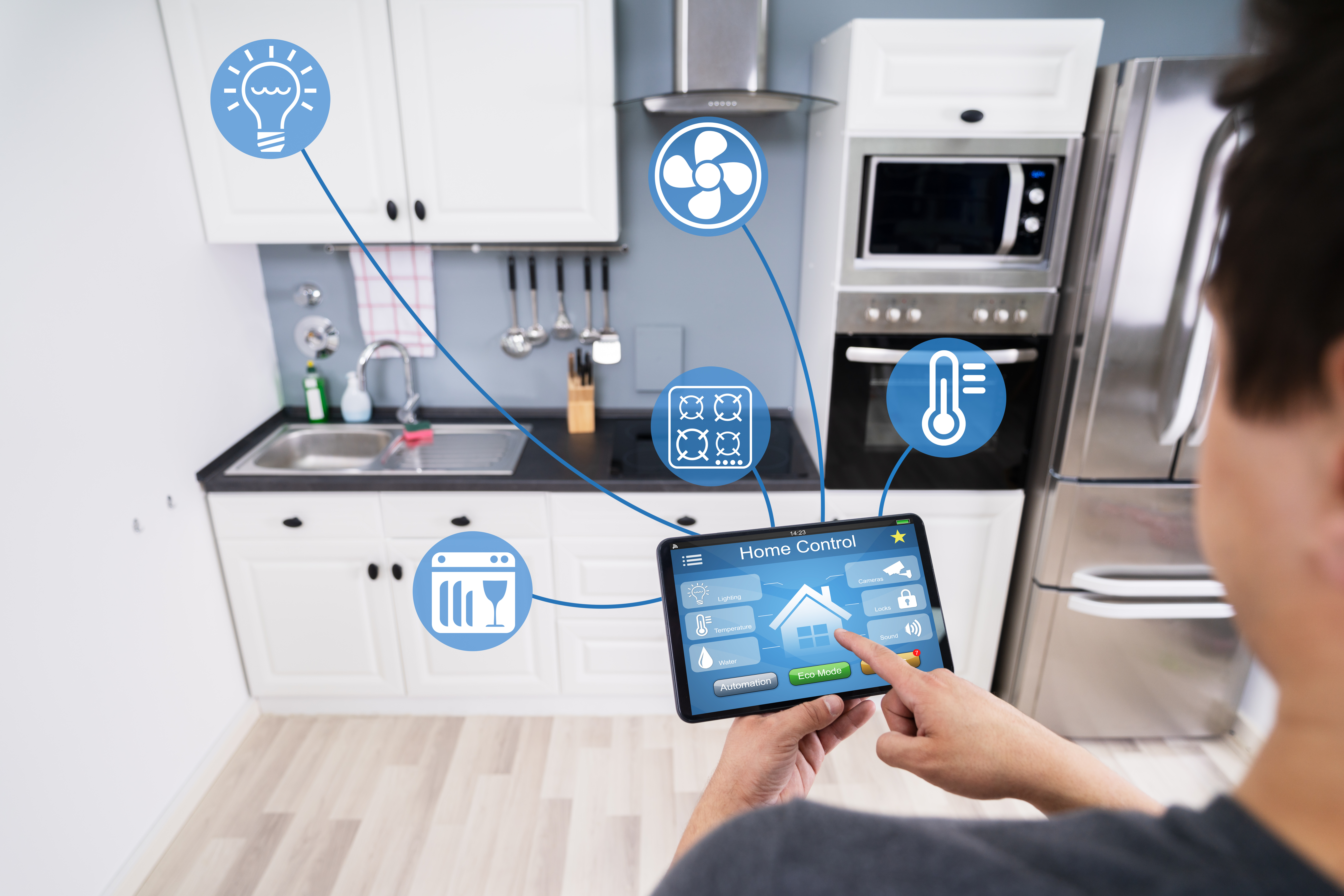 Smart home electrical installation and home control system in Dallas Fort Worth by BemossTX