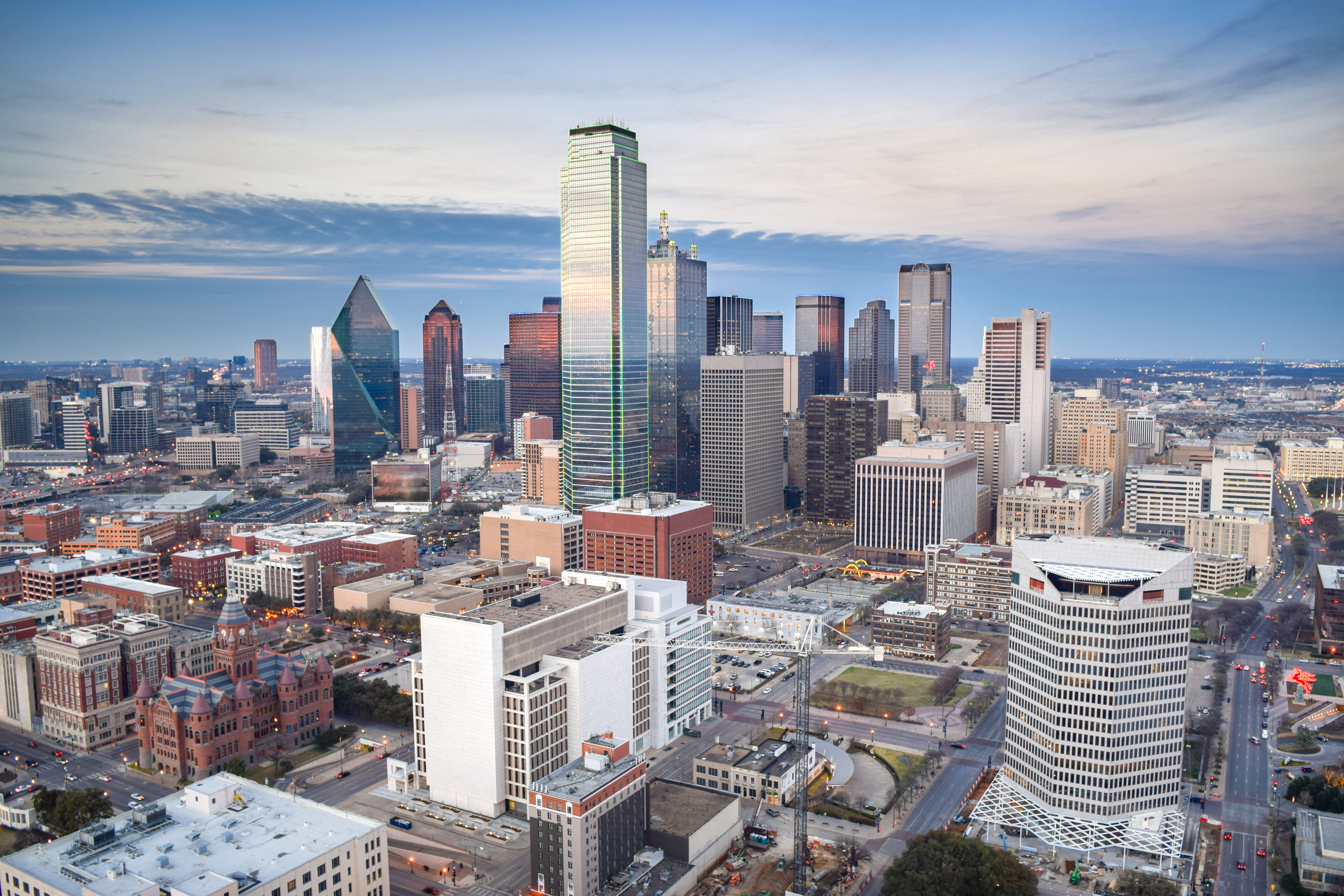 Dallas Texas skyline - BemossTX serves the entire DFW Metroplex